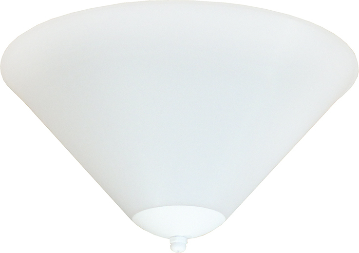 Φωτιστικό Οροφής Πλαφονιέρα Δίφωτο 2xE27 Πλαστικό Λευκό Φ30cm CONOS/30 PLAFON WHITE 35-0010 - Heronia
