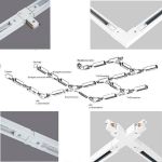 Σύνδεσμος - σταυρός ράγας 2 καλωδίων λευκός για φωτιστικά σπότ ράγας Κωδικός : 2WXW