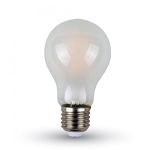 Λάμπα led v-tac filament frost cover αχλάδι Ε27 4watt 230v/ac ψυχρό λευκό 6400Κ 400lumen Kωδικός : 4488