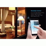 WiFi Dimmer αφής v-tac μαύρος συμβατός με Amazon Alexa & Google Home Κωδ: 8432