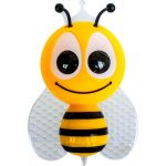 Φωτάκι Νυκτός Πρίζας Led Παιδικό Πλαστικό Μελισσούλα Κίτρινο με Αισθητήρα Ημέρα Νύχτας RGB 1W 852LED1Y - Aca