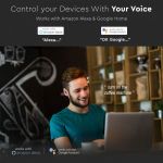 Πολύμπριζο WiFi με 3 Σούκο & 4 USB Συμβατό με Amazon Alexa & Google Home 8447 - V-TAC