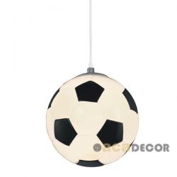 Παιδικό φωτιστικό κρεμαστό μπάλα ποδοσφαίρου απο γυαλί με ντουί Ε27 ΚΩΔ : MD50611A