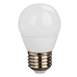 Λάμπα led diolamp σφαιρική Ε27 5watt 230v/ac θερμό λευκό 3000Κ 440lumen δέσμης 240° Κωδικός : G45527WW