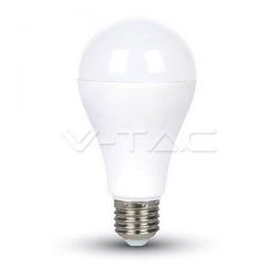 Λάμπα led smd v-tac E27 15watt 230V φυσικό λευκό 4000Κ 1500lm τύπου αχλάδι Α65 SKU: 4454