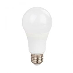 Λάμπα led τύπου αχλάδι diolamp Ε27 7watt 230v φυσικό λευκό 4000Κ 620lumen με μάτ γυαλί δέσμης 230°SKU: A607NW