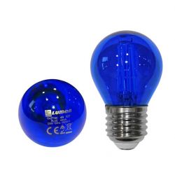 Λάμπα led adeleq-lumen cog μπλέ φώς σφαιρική Ø45mm Ε27 4watt 230V/ac  Κωδικός : 13-27144