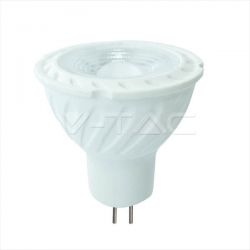 Λάμπα led mr16 v-tac samsung chip 110 ° 6.5w 12v cw 6400k 450lm Κωδικός: 206