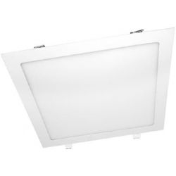 Led panel slim φωτιστικό χωνευτό τετράγωνο λευκό 20watt 230v ip44 θερμό λευκό φώς 3000Κ 1440lumen sku: MARA2030SW