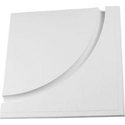 Φωτιστικό Τοίχου - Οροφής Andie Γύψος Λευκός Trimless για Ταινία LED 1/4 Φ50cm G8019W - Aca