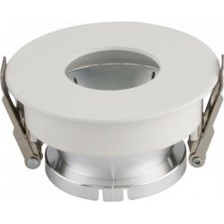 Φωτιστικό Spot Οροφής Χωνευτό GU10 Στρογγυλό Λευκό - Χρώμιο Φ80x42mm 3160 - V-TAC