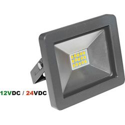 Προβολέας Led Αδιάβροχος 10W 1050lm Φυσικό Λευκό 4000Κ Ανθρακί IP65 3-310221 - Adeleq