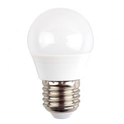 LED Λάμπα Βιδωτή Ε27 4 watt (P45) Ψυχρό  Λευκό