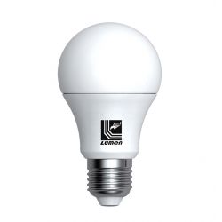 Λάμπα led τύπου αχλάδι Ε27 6watt 230v ψυχρό λευκό 6200Κ 500lumen πλαστική με μάτ γυαλί δέσμης 310°